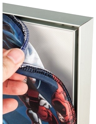 Плакат на ткани для
алюминиевой рамы