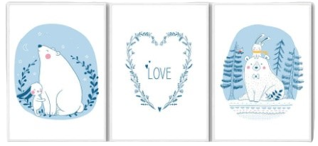 Плакат на ткани с интерьерной печатью